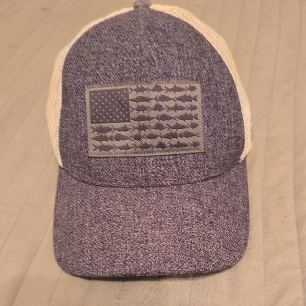 Columbia Blue and Cream Trucker Hat